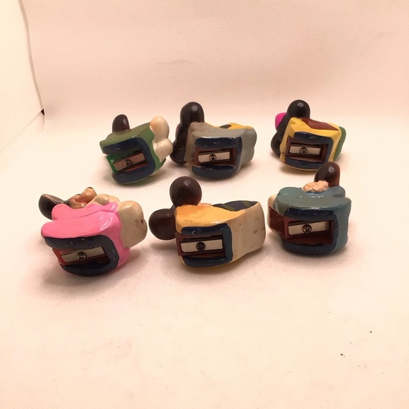 Vintage Giraffe (6) Cute Mouse Mice Terra Cotta 70’s Pencil Sharpeners - Picture 5 of 13